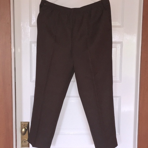Alfred Dunner Pants - Alfred dunner size 14 poly elastic waist,for comfort pleats down legs BOGO SALE